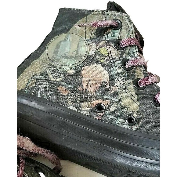 JOKER Converse Black Hi Tops Unisex Womens Size 6 Mens 4 DC Comics EU 36.5 - Picture 4 of 10